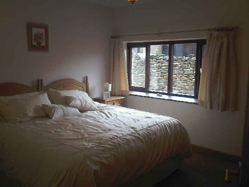 Double bedroom in Old Byre Cottage